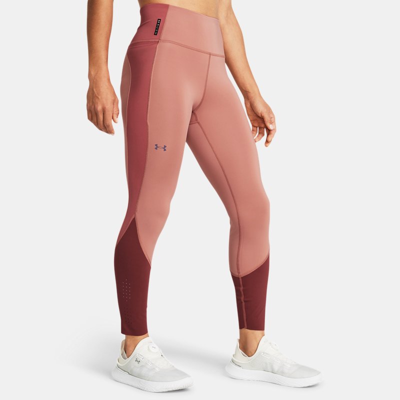Women's Under Armour Vanish Elite Ankle Leggings Canyon Pink / Cinna Red / Iridescent XS